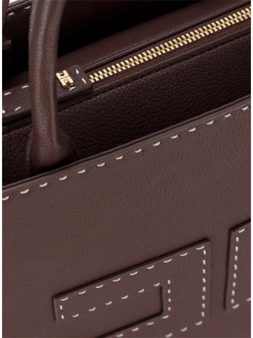 TOTE MEDIA ELISABETTA FRANCHI | BS09A51E2644 cacao